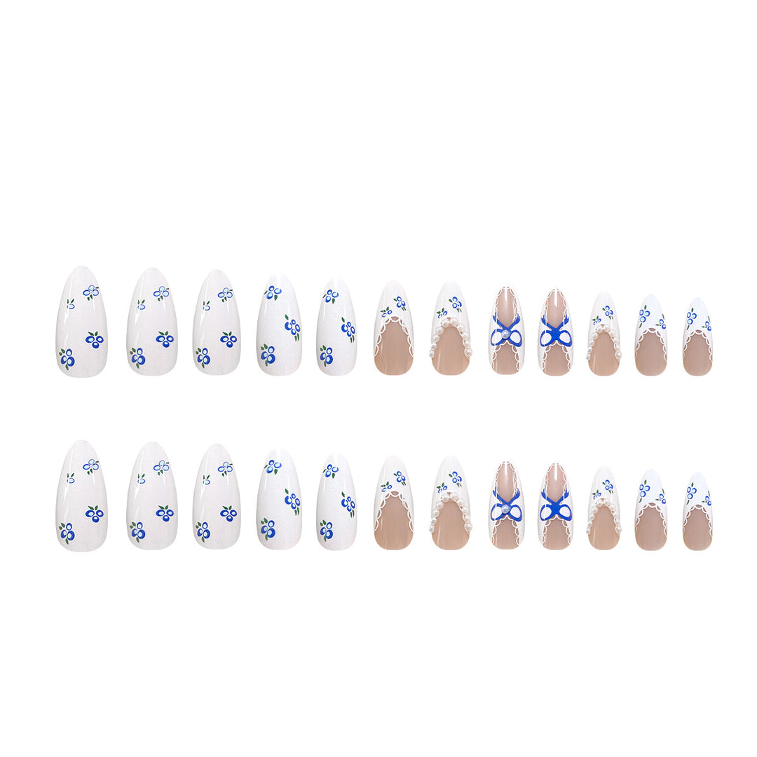 Exclusive stiletto nails with floral design Stornfield