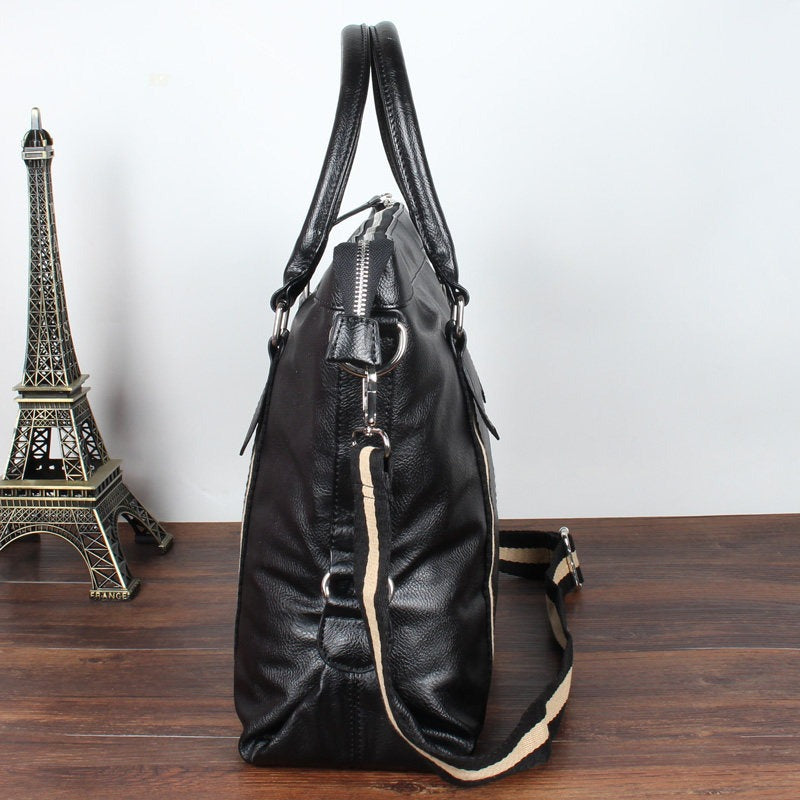 Elegant and Multifunctional Leather Briefcase Stornfield