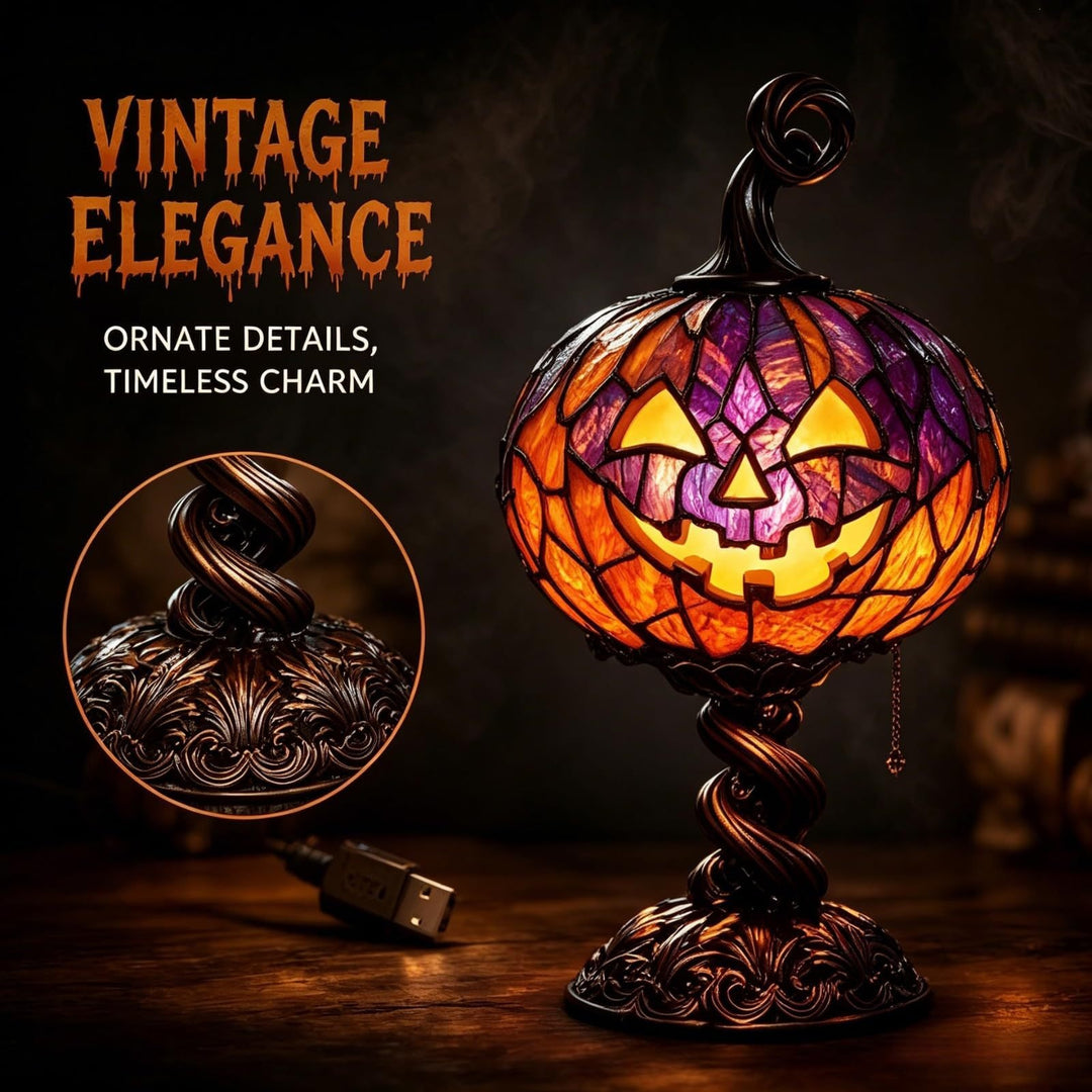 Decorative Halloween Pumpkin Lamp Stornfield