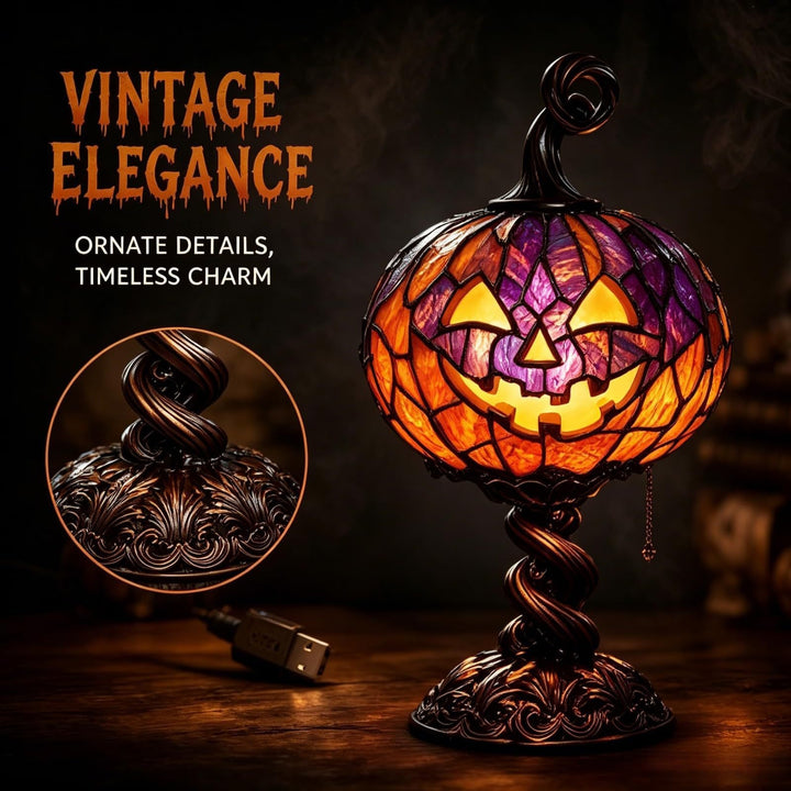 Decorative Halloween Pumpkin Lamp Stornfield