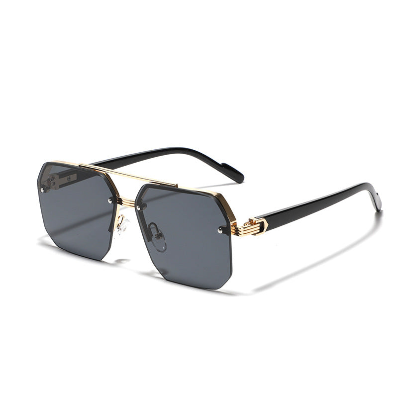 Ladies hexagonal sunglasses with elegant metal frame Stornfield