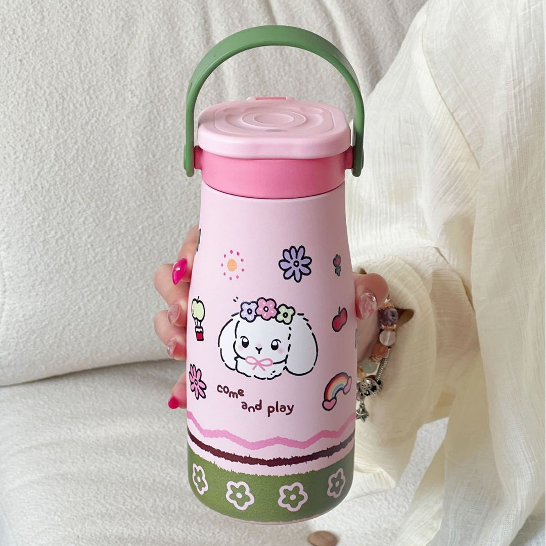 Women's ergonomic water bottle with practical carrying handle Stornfield