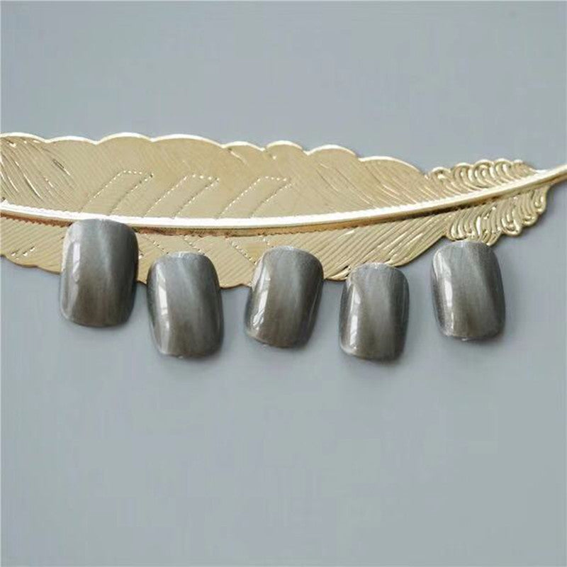 Glossy Metallic Press-On Nail Set