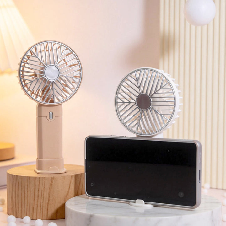 Women's Portable Hand Fan with Powerful Battery Function Stornfield