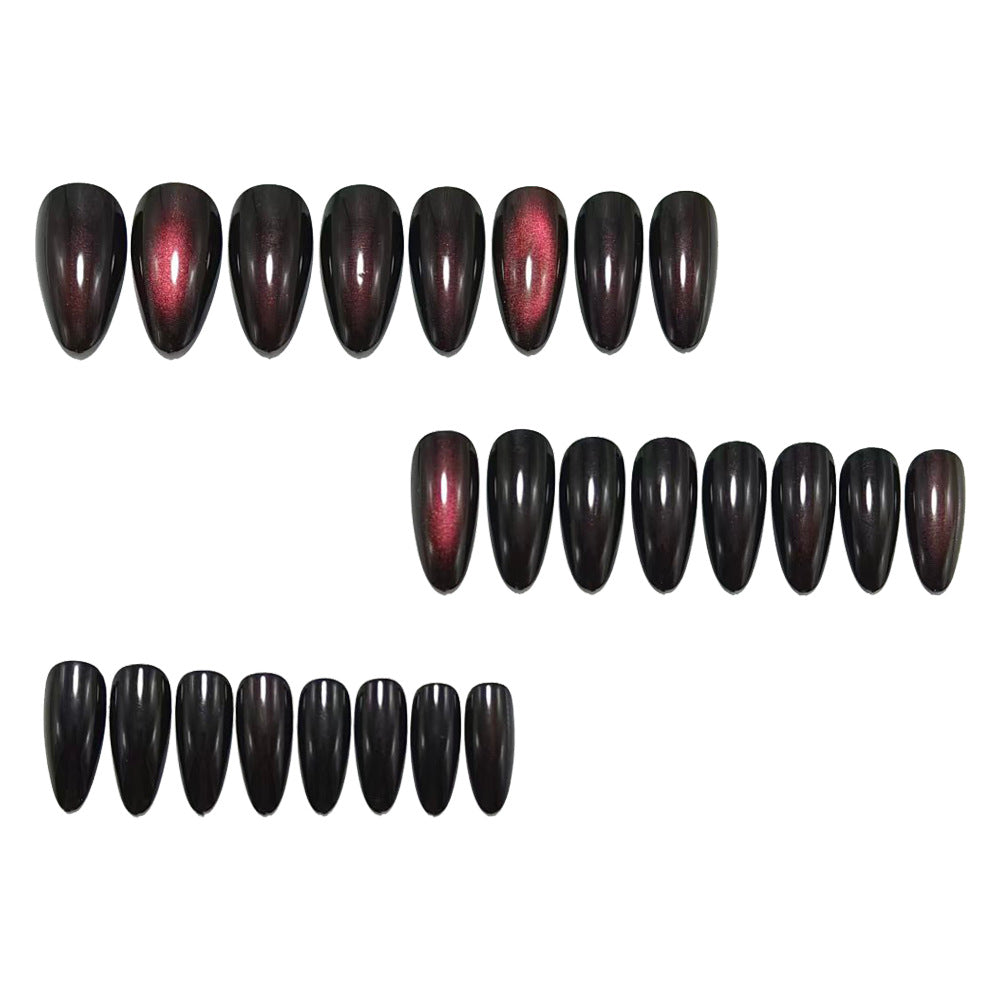 Artificial nails with high-gloss finish and gradient Stornfield