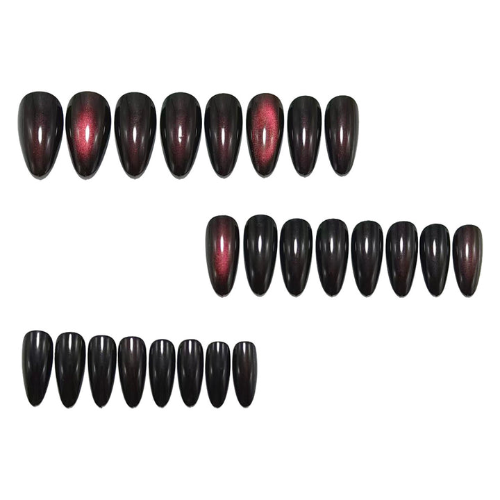 Artificial nails with high-gloss finish and gradient Stornfield