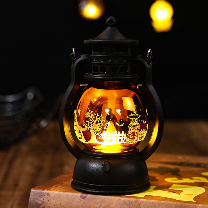 Nostalgic Lantern with Christmas Scenes Stornfield