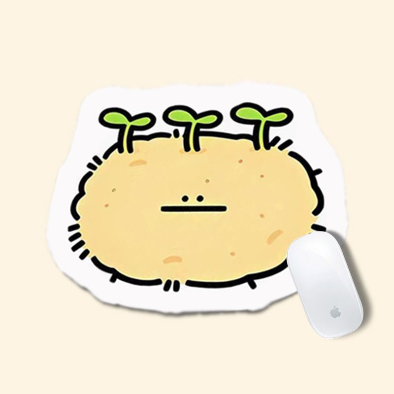 Cute Potato Character Mouse Pad