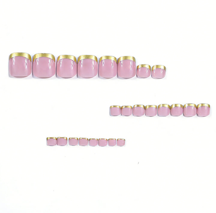 Elegant Gold Tipped Nail Art Stornfield