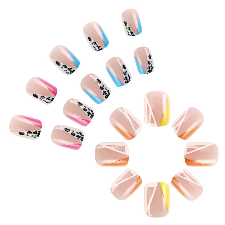 Creative Geometric Press-On Nails Stornfield