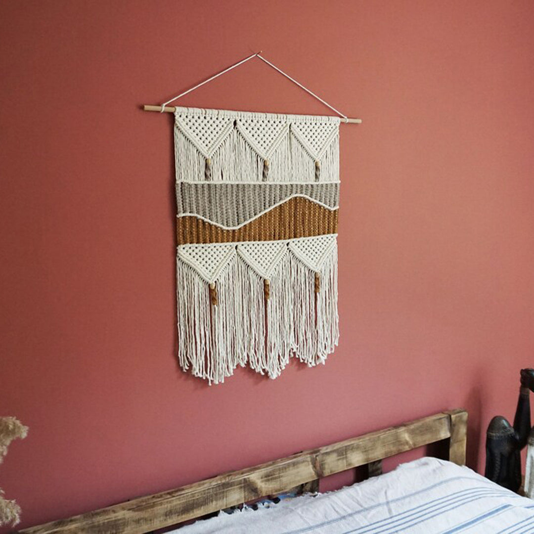 Bohemian Macrame Wall Tapestry Stornfield