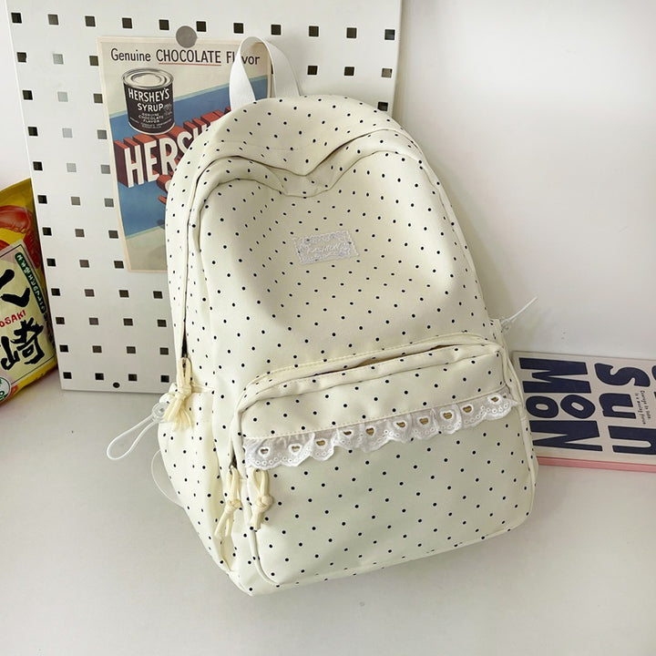 Cute Decorative Polka Dot Backpack Stornfield