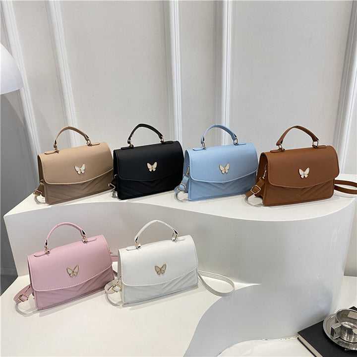 WoElegant Quilted Leather Satchel Bag Stornfield