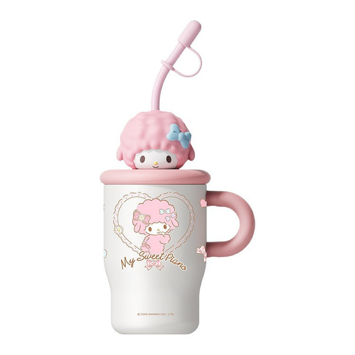 Ladies drinking cup with creative lid and straw Stornfield