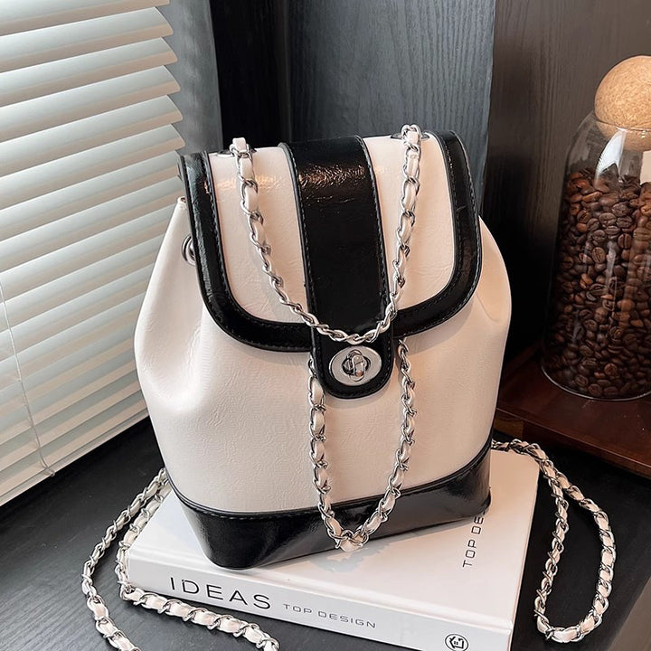 Chic Chain-accented Bucket Handbag Stornfield