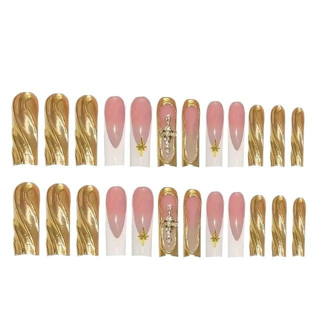 Extravagant Decorative Acrylic Nail Art Enhancements Stornfield