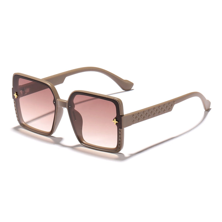 Women's fashionable square sunglasses with embellished frame Stornfield