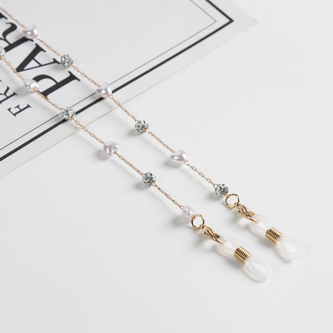 Pearl and Crystal Decor Eyewear Chain Stornfield