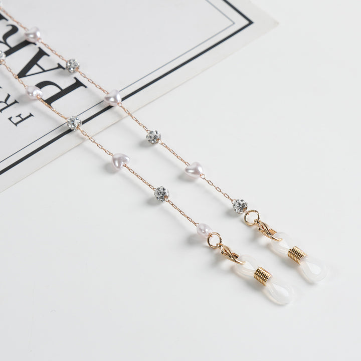 Pearl and Crystal Decor Eyewear Chain Stornfield