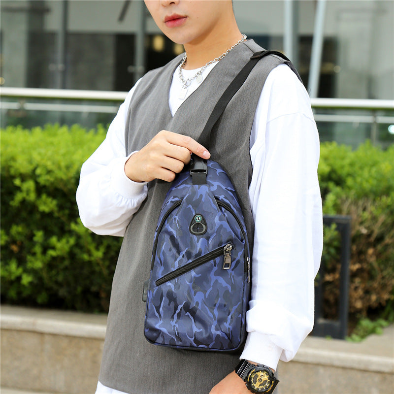 Crossbody backpack with water-repellent material and ergonomic carrying system Stornfield
