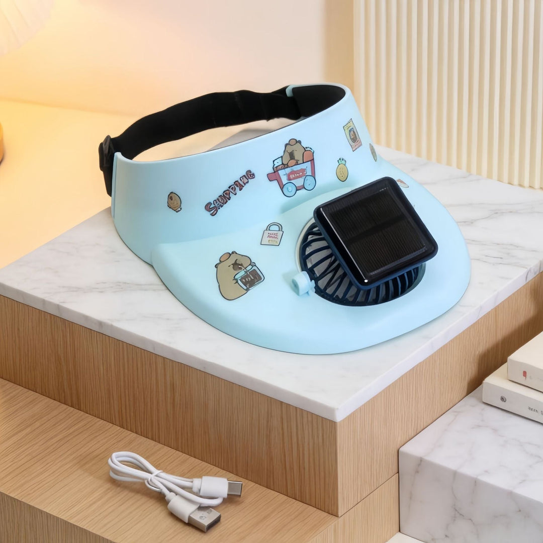 Ladies Comfortable Table Fan with Playful Design Stornfield