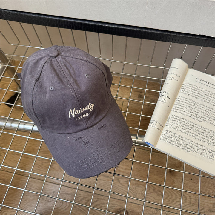 Men's Distressed Cotton Baseball Hat Stornfield