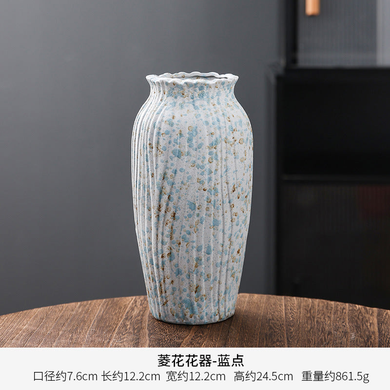 Decorative Textured Ceramic Vase