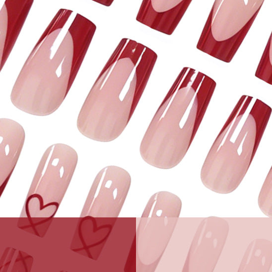 Artistic Decorative Press-On Nail Set Stornfield