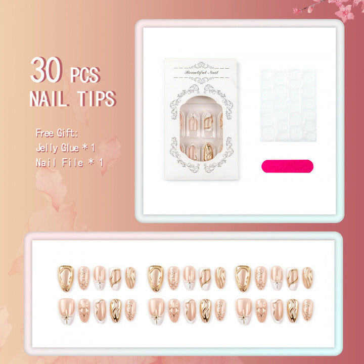 Decorative Acrylic Press-On Nail Set