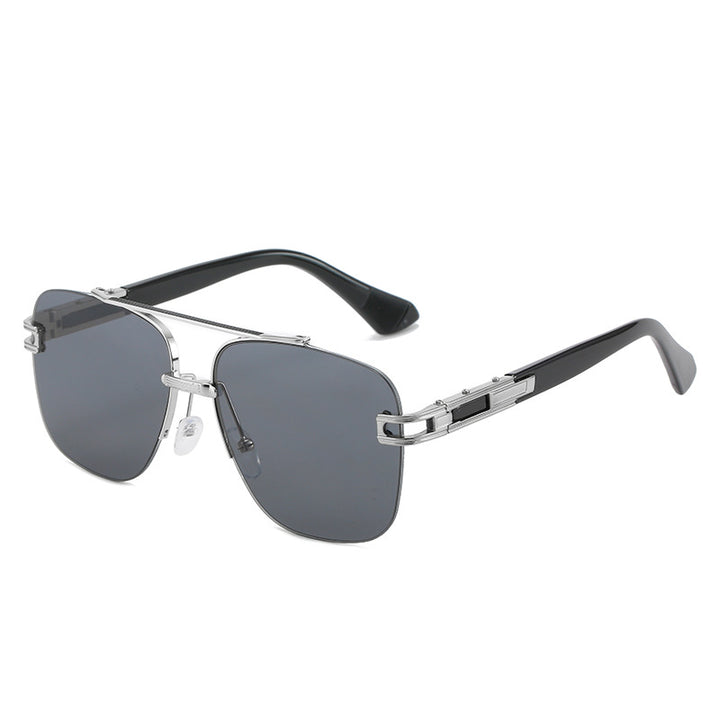 Women's fashionable square sunglasses with elegant metal frame Stornfield