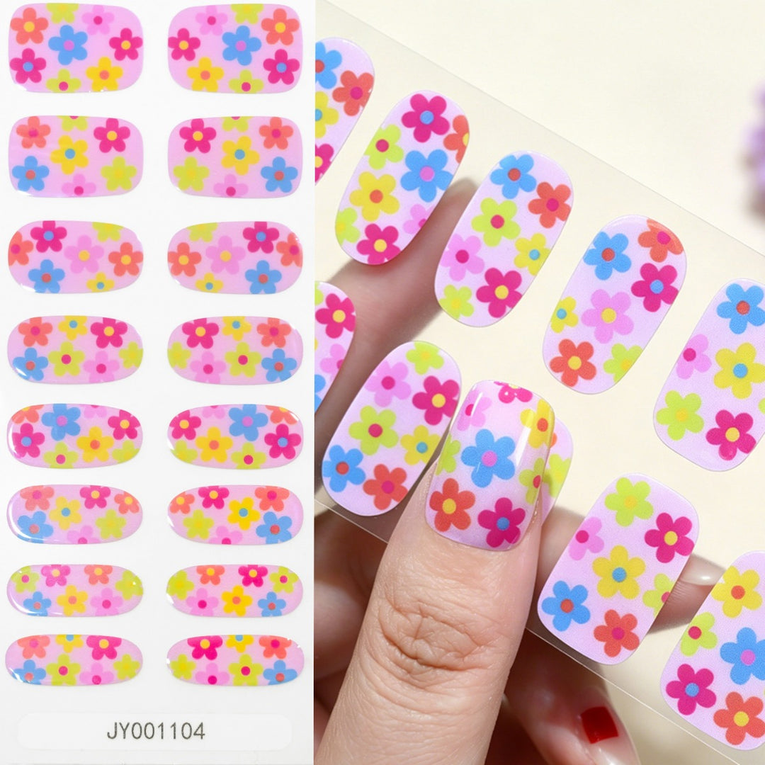 Floral Design Nail Wraps
