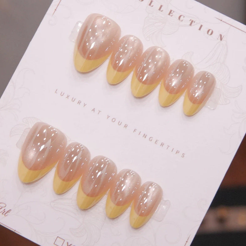 Luxury French Tip Nail Extensions