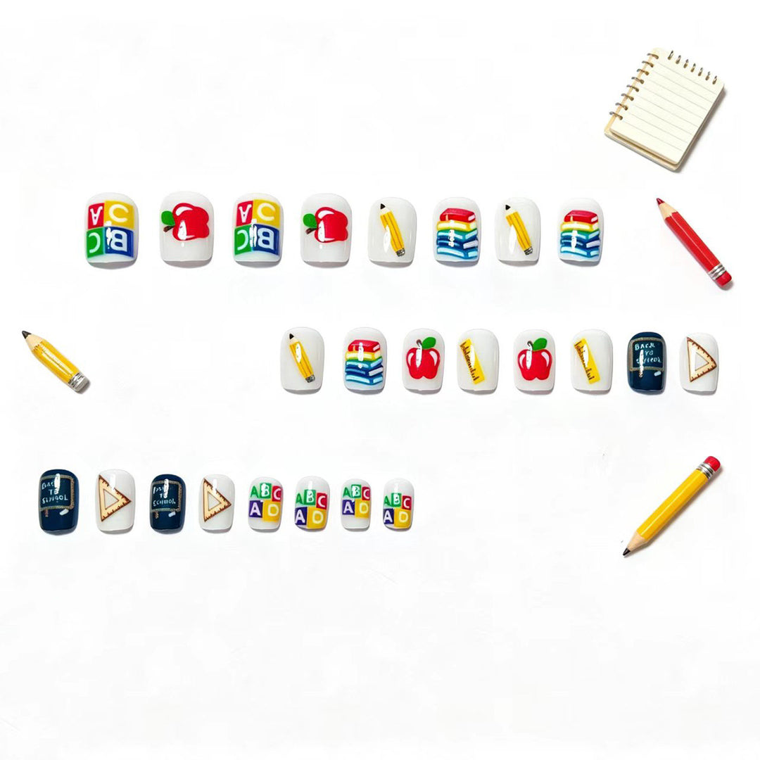 Creative School Motif Art Nails Stornfield