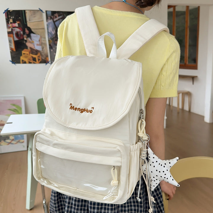 Stylish Transparent Utility Backpack Stornfield