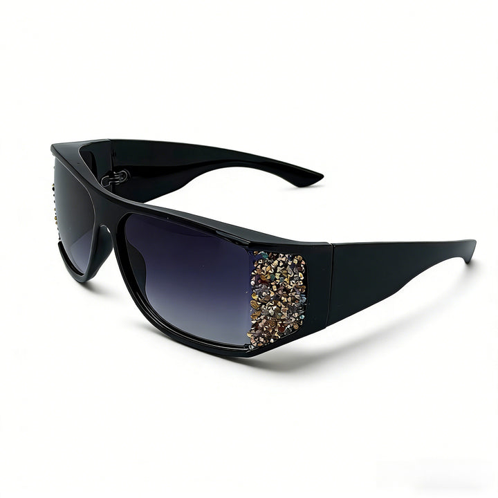 Women's Sporty Sunglasses with Sparkling Appliqués Stornfield