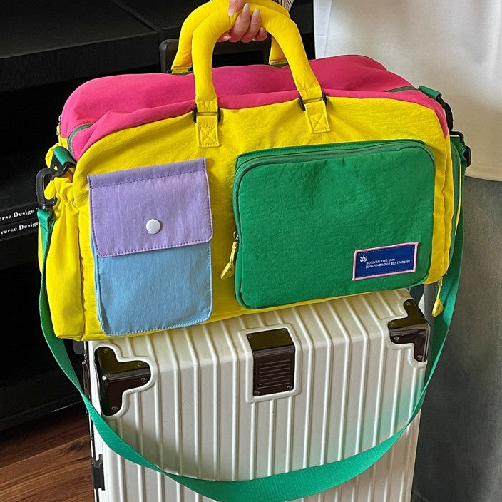 Multi-Compartment Utility Duffel Bag