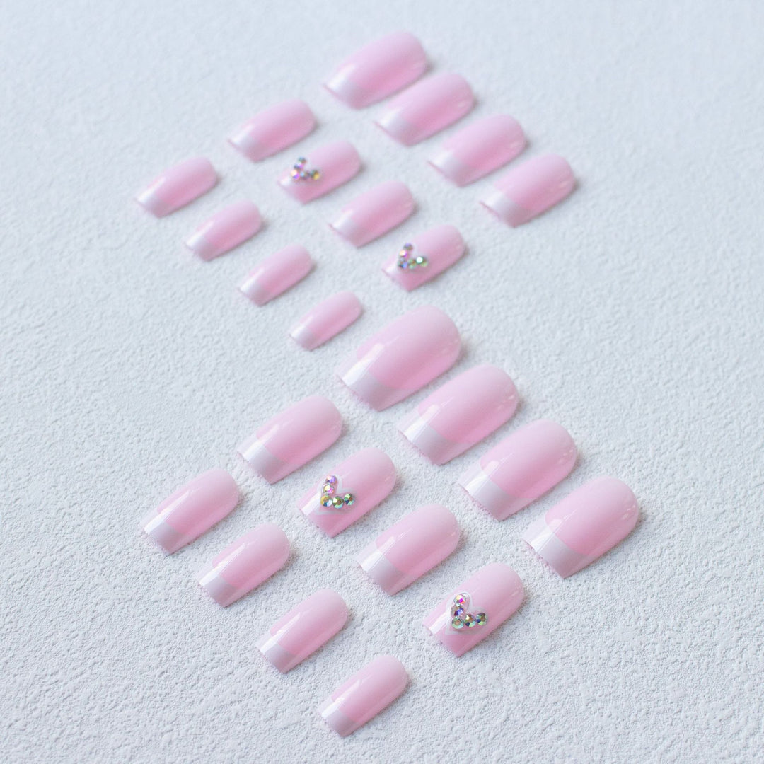 Elegant French Tip Acrylic Nail Art Kit  1790958233