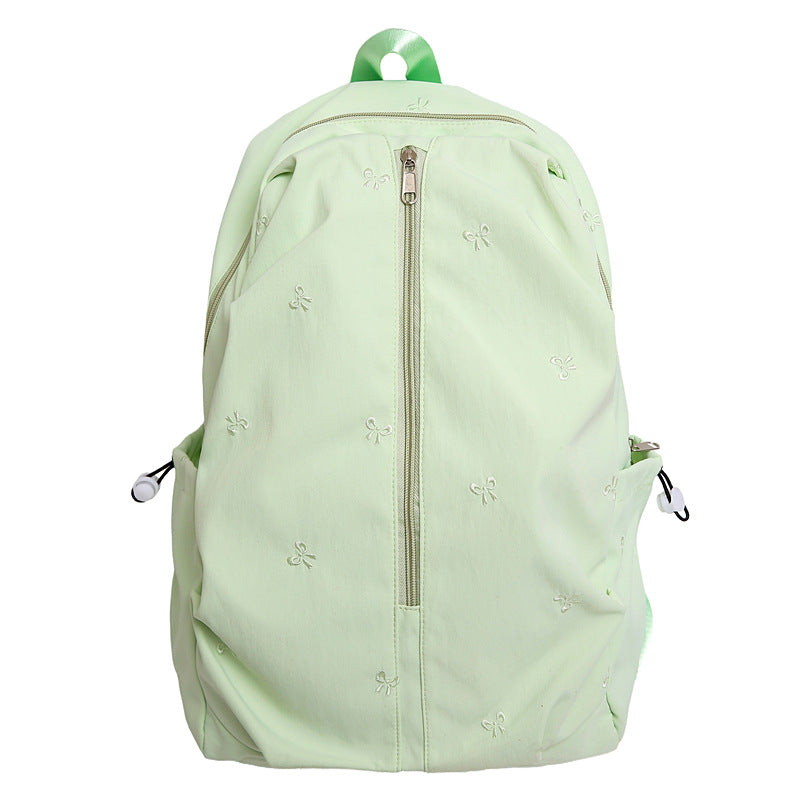 Embroidered Bow Design Backpack Stornfield