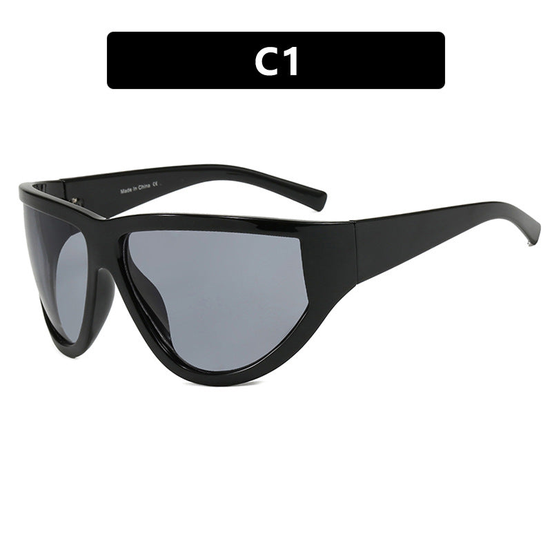 Women's futuristic sunglasses with sporty design and flexible lenses Stornfield