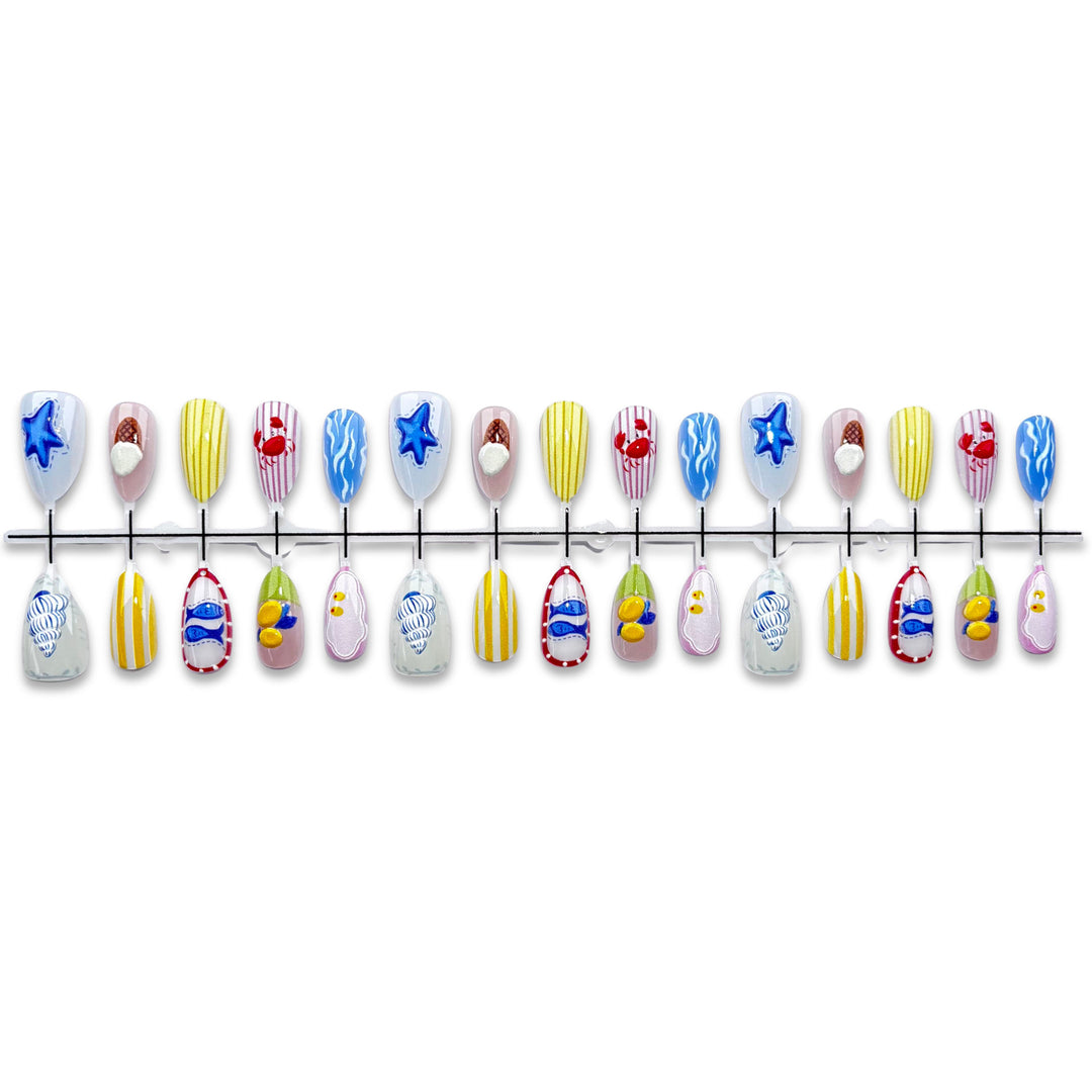 Artistic Nail Art Press-On Set 1790745745