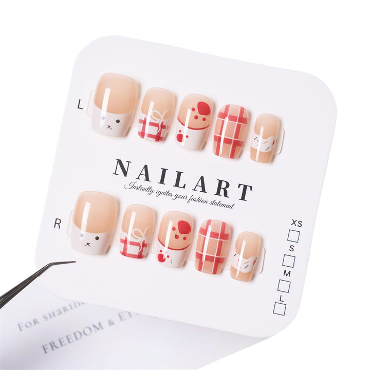 Cute Character-Inspired Press-On Nail Set Stornfield