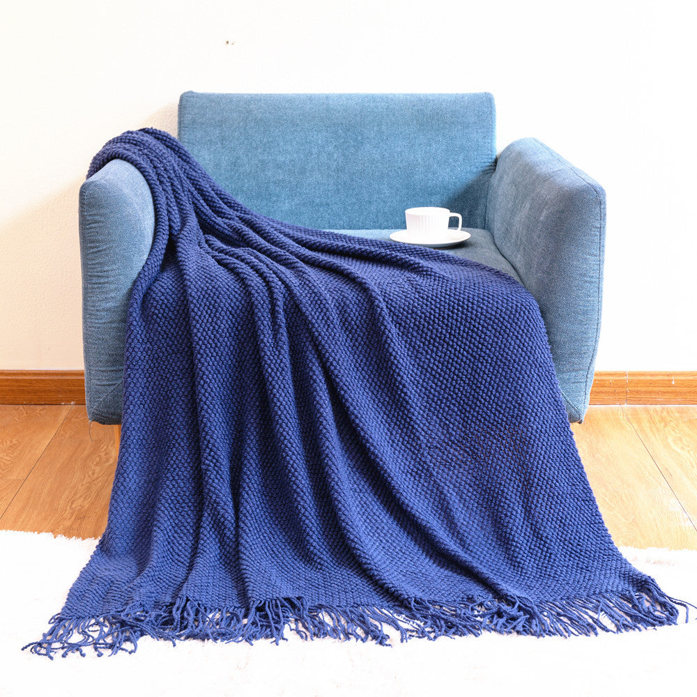 Chunky Knit Throw Blanket