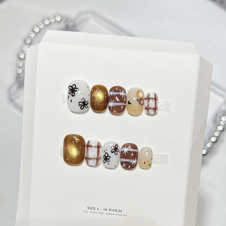 Creative Press-On Nail Art Set 1790734389