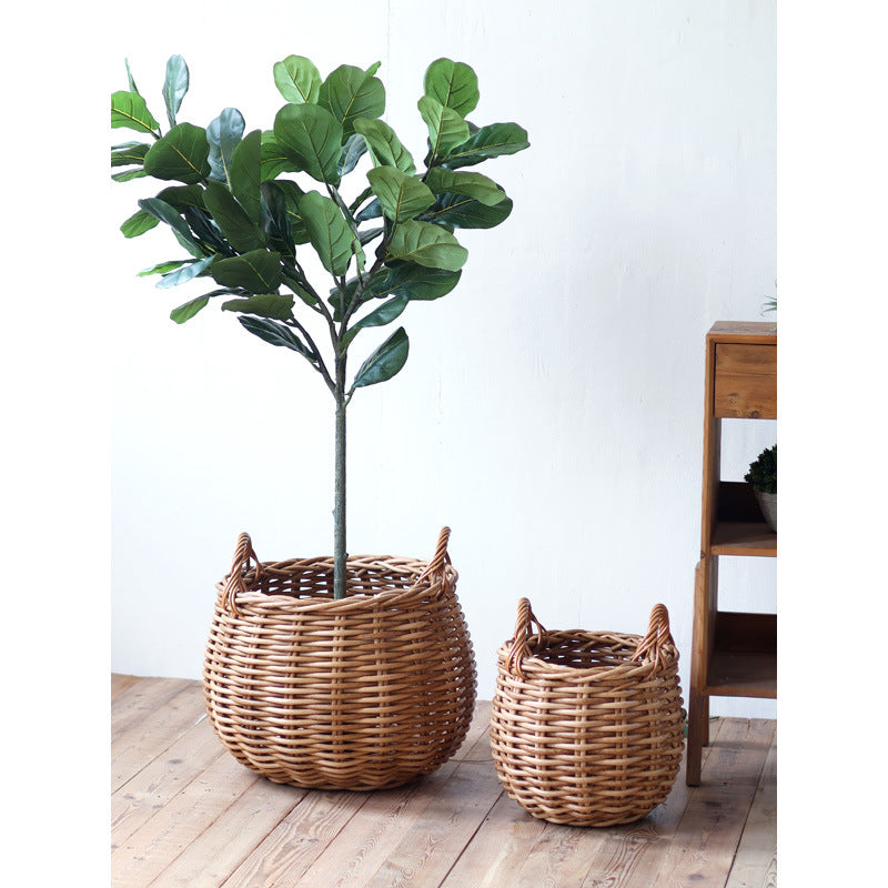 Handcrafted storage basket Stornfield