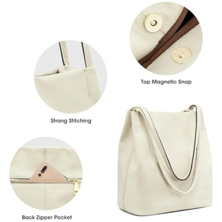 Stylish Leather Hobo Handbag Stornfield