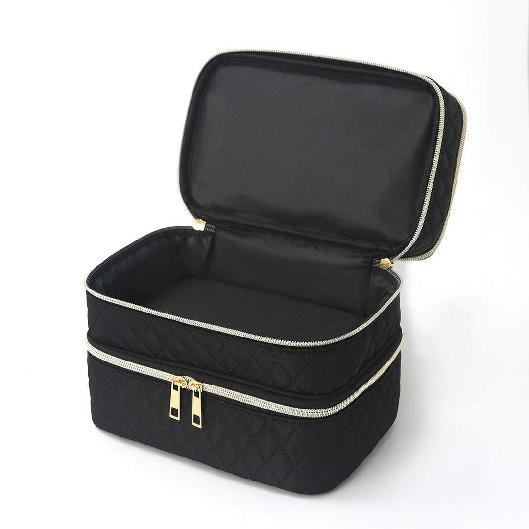 Cosmetic organizer bag with multiple compartments Stornfield