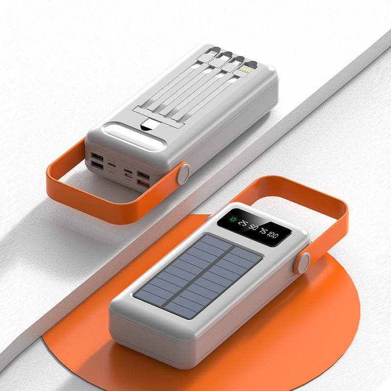 Solar power bank with versatile connection options and intelligent charging technology Stornfield