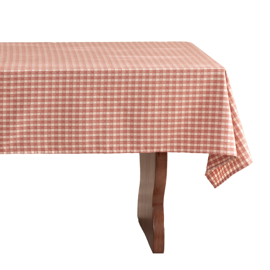 Checkered flannel tablecloth made of cotton blend with soft texture Stornfield
