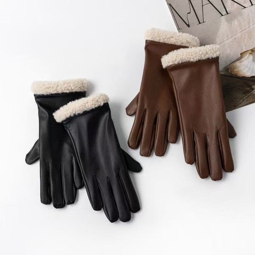 Premium Insulated Leather Touchscreen Gloves Stornfield