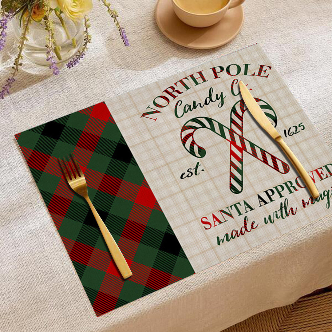 Festive Christmas-Themed Placemats
